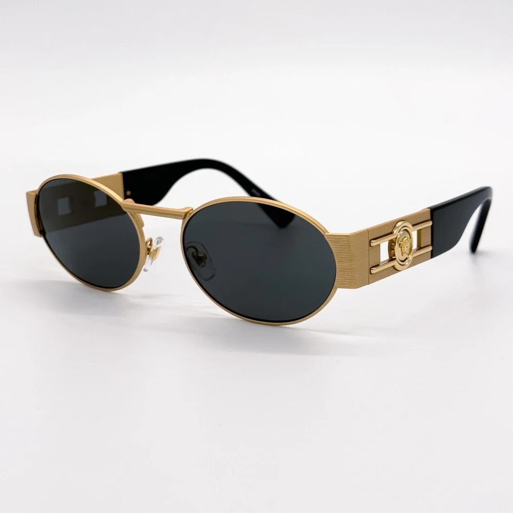 NEW VERSACE VE2264 1002/87 UNISEX SUNGLASSES MOD 2264 1002/87 OVAL VE2264 100287